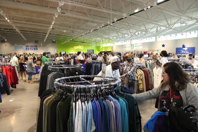 Shoppers charge into Goodwill's S.F. As-Is Store