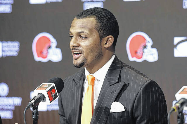 NFL to meet with Deshaun Watson this week; Browns QB plans to take new  offensive teammates to the Bahamas 