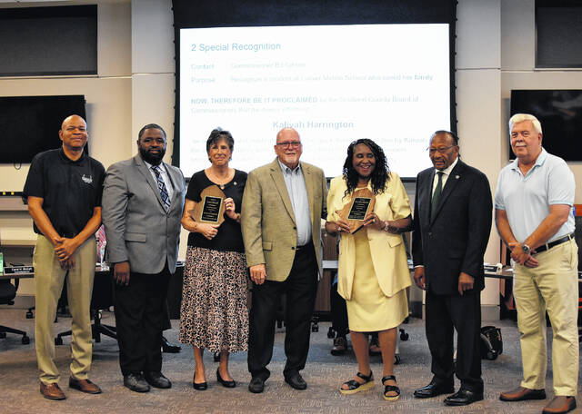 Scotland County commissioners recognized for their service | Laurinburg ...