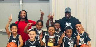 
			
				                                Local AAU basketball organization, Team Unified, had its third-grade team take home first-place honors at last weekend’s preseason warm-up tournament, hosted by the organization in Scotland County.
                                 Contributed photo

			
		